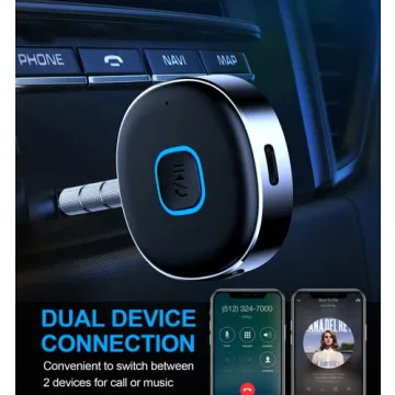 LAICOMEIN Bluetooth 5.0 Aux Receiver Wireless Audio Adapter