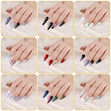 Teenitor Nail Art Kit: 15-Piece Designer Set for Creative Nails