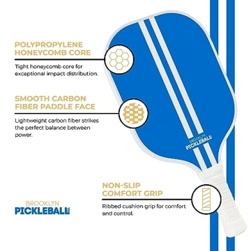 Brooklyn Pickleball Co. Carbon Fiber Paddle - USAPA Approved