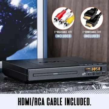 Easy-to-Use All Region DVD Player with HDMI