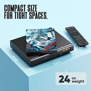 Easy-to-Use All Region DVD Player with HDMI