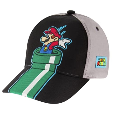 Super Mario Kids Baseball Cap - Adjustable Hat for Ages 4-7