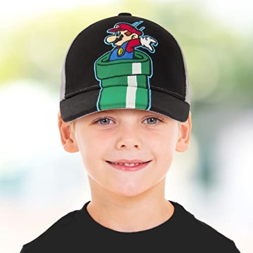 Super Mario Baseball Cap for Kids Ages 4-7
