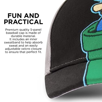 Super Mario Baseball Cap for Kids Ages 4-7