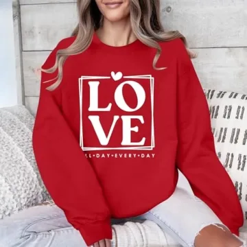 Trendy Valentine's Day Shirts for Women Stylish Tops 2025