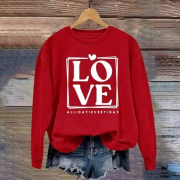 Trendy Valentine's Day Shirts for Women Stylish Tops 2025