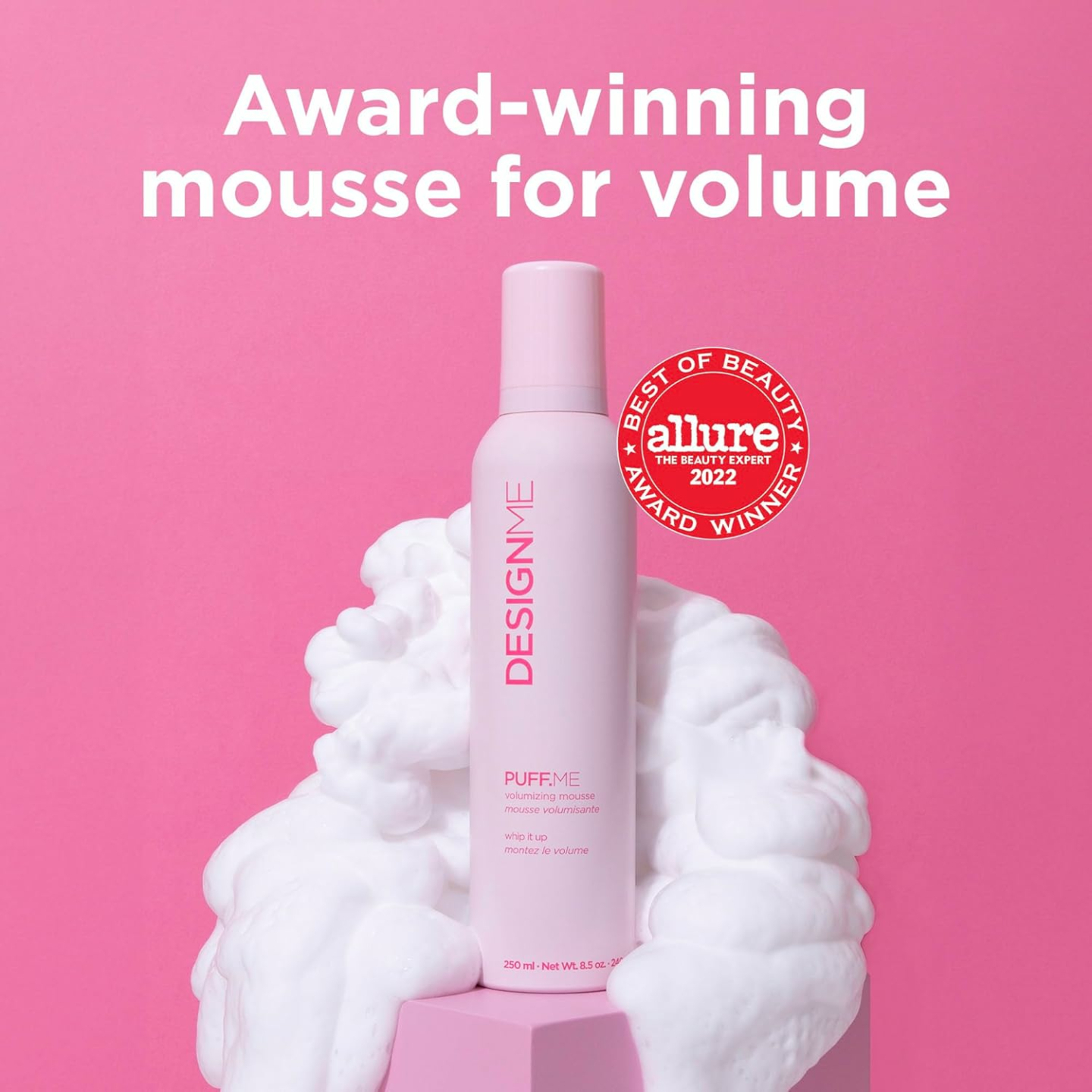 PUFF.ME Volumizing Mousse - Lightweight Hold for Fine Hair