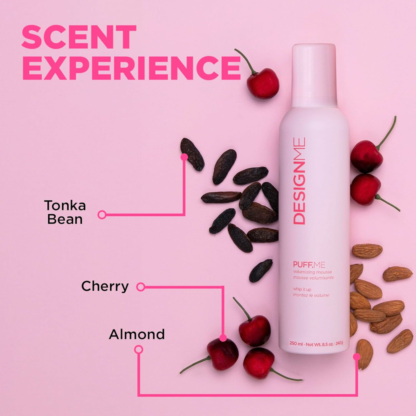 PUFF.ME Volumizing Mousse - Lightweight Hold for Fine Hair