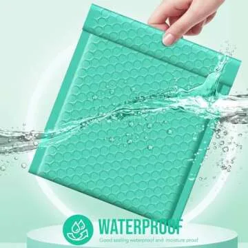 Fuxury 6x9" Bubble Mailers - 150 Pack Teal Padded Envelopes