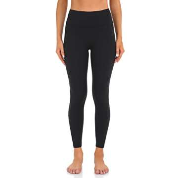 YUNOGA Women's High Waist Leggings for Yoga and Fitness