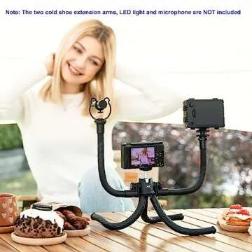 2 in 1 Flexible Mini Tripod for Vloggers & Photographers
