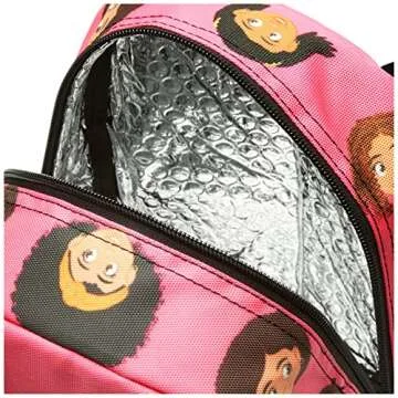 Vibrant School and Lunch Bag for Kids with Character Prints