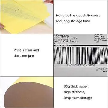 Printable Vinyl Sticker Paper for Inkjet & Laser Printer - 20 Pack Printable Vinyl Sticker Paper Matte Surface White - Standard Letter Size 8.3"x11.8"