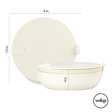 Stylish W&P Porter Bowl Lunch Container - Blush 1L