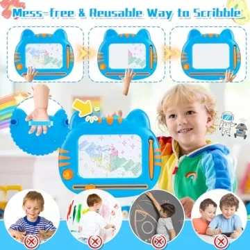 Magnetic Drawing Doodle Board for Toddlers 1-3 years