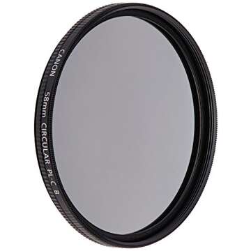 Canon 58 PL-C B 58mm Circular Filter – Perfect for Photography Enthusiasts