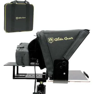Glide Gear V2 Portable Tablet Travel Teleprompter with Carry Case