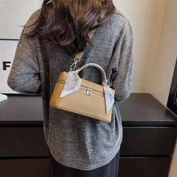 Oagasi Women's Crossbody Handbags Designer Handbags for Women Clutch Purses for Women Purses Crossbody Bags for Women (Grey)