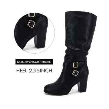 Ermonn Stylish Knee High Boots for Women - Comfort & Design