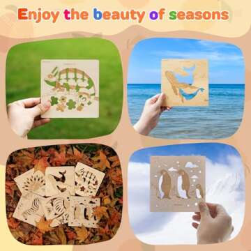 Learning Toys for Toddlers 1-3, Wooden Shape Color Sorter Iridescent-Animals-Theme Montessori Toys Educational Toys STEM Toys Wooden Puzzles for Toddlers Outdoor Toys Sensory Toys for Toddlers Age 2+