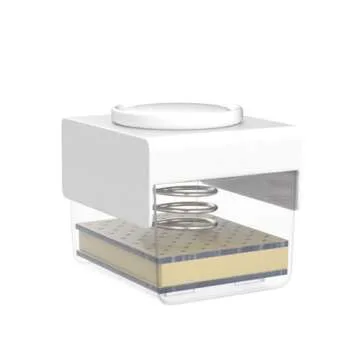 TofuBud Tofu Press - Presser for Firm or Extra Firm Tofu - Dishwasher Safe with Water Drainer - Made from Durable Sustainable Materials - Perfect for Vegan Cooking - Healthy Recipes Cookbook Included