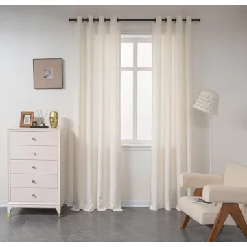 Customizable Washed Linen Blackout Curtains for Home