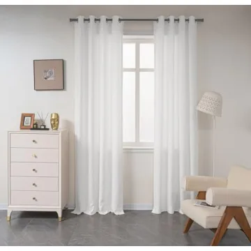 Customizable Washed Linen Blackout Curtains for Home