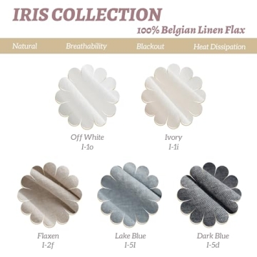 Customizable Washed Linen Blackout Curtains for Home