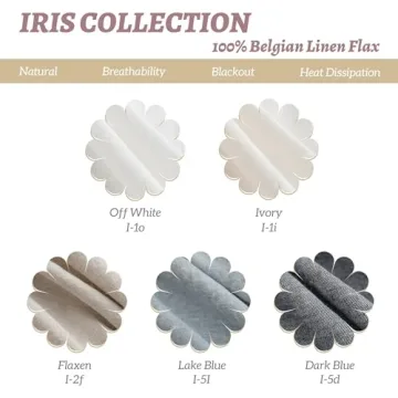 Customizable Washed Linen Blackout Curtains for Home