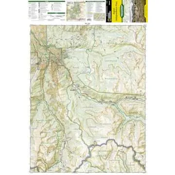 Aspen Independence Pass Map - National Geographic Trails 127