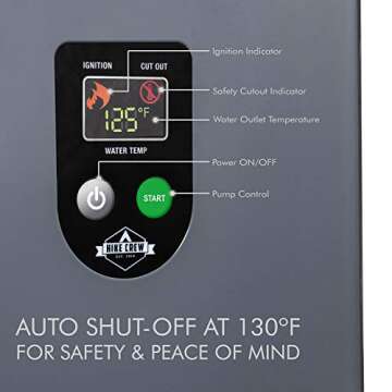 Compact Portable Propane Shower Water Heater System