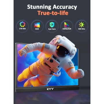 Shop KYY 4K Portable Monitor 15.6" for Ultimate Clarity