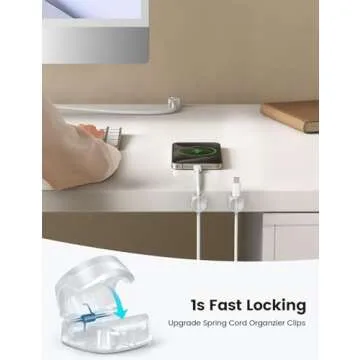 Effective Cord Organizer Clips for Your Workspace