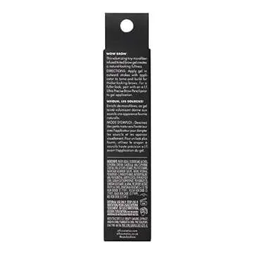 e.l.f. Cosmetics E.l.f. wow brow gel, fiber-infused formula, deep brown, 0.12 Ounce ., Deep Brown, 0.123 Ounce