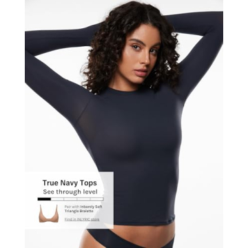 Comfortable Women's Long Sleeve Fitted Casual Top