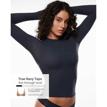 Comfortable Women's Long Sleeve Fitted Casual Top