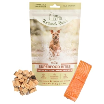 BADLANDS RANCH - Superfood Bite, Freeze-Dried Raw Dog Treats - Protein Rich, Train & Reward, Traceab...