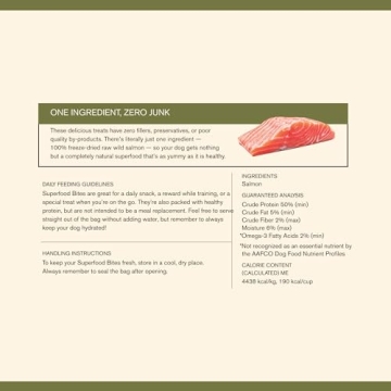 BADLANDS RANCH Salmon Treats - High-Protein Dog Snacks