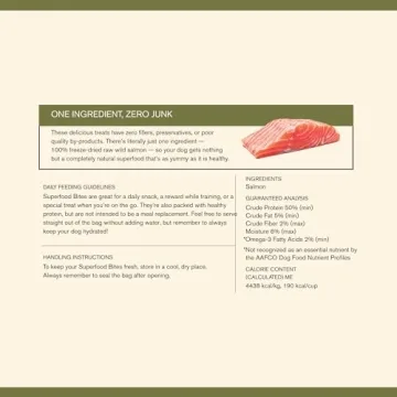 BADLANDS RANCH Salmon Treats - High-Protein Dog Snacks