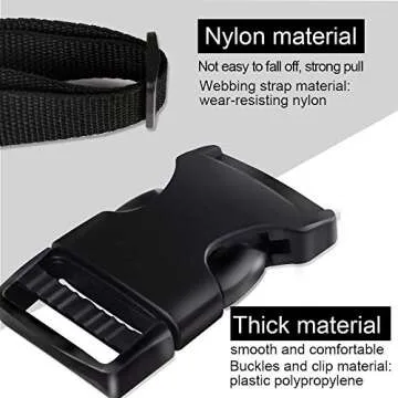 YGDZ Buckles Strap Set for Luggage and Backpack Repairs
