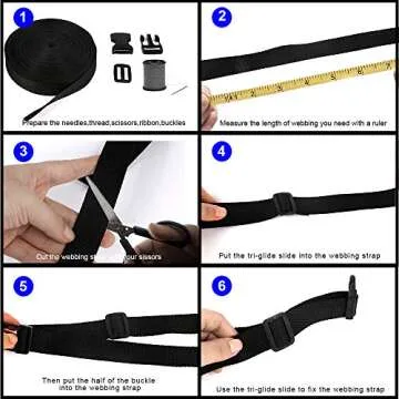 YGDZ Buckles Strap Set for Luggage and Backpack Repairs