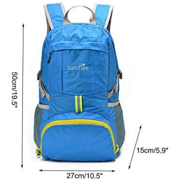 Sumtree 35L Ultra Lightweight Foldable Backpack – Perfect for Hiking & Travel!