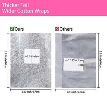 Gel Nail Polish Remover Set - Foil Nail Wraps/Wipes 300 Pcs Soak Off Gel Remover Foils Nail Wraps & 1 Pc Rose Gold Double Head Cuticle Pusher Peeler Scraper