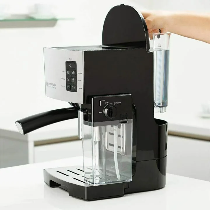 All-In-One Espresso Machine with Grinder & Steamer