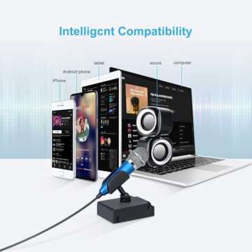 Uniwit Mini Portable Microphone for iPhone & Android