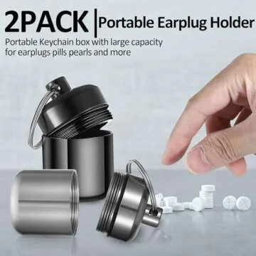 Durable Waterproof Ouligay Ear Plug Case - Portable Storage