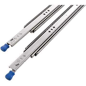 VESLA HOME 1 Pair 28 Inch Heavy Duty Drawer Slides - Full Extension Ball Bearing, 300 LB Capacity wi...
