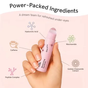 Grace & Stella Eye Brightener Serum with Rose Quartz Applicator