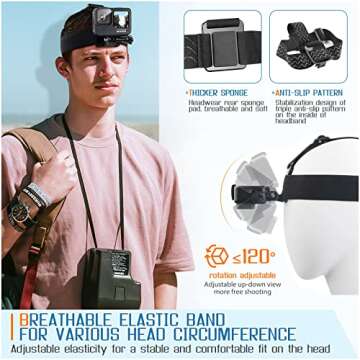 Mobile Phone Chest Harness for VLOG & POV Shooting