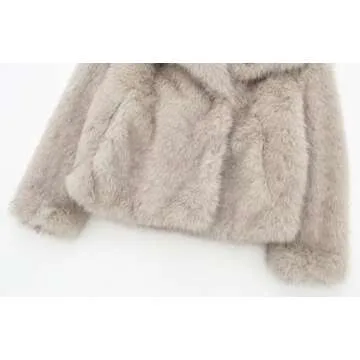 Stylish Women's Faux Fur Coat for Winter Wear